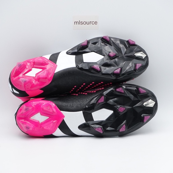 NEW Size 12 Men's adidas Predator Accuracy.1 FG Soccer Cleats GW4569 Core Black - Picture 7 of 8